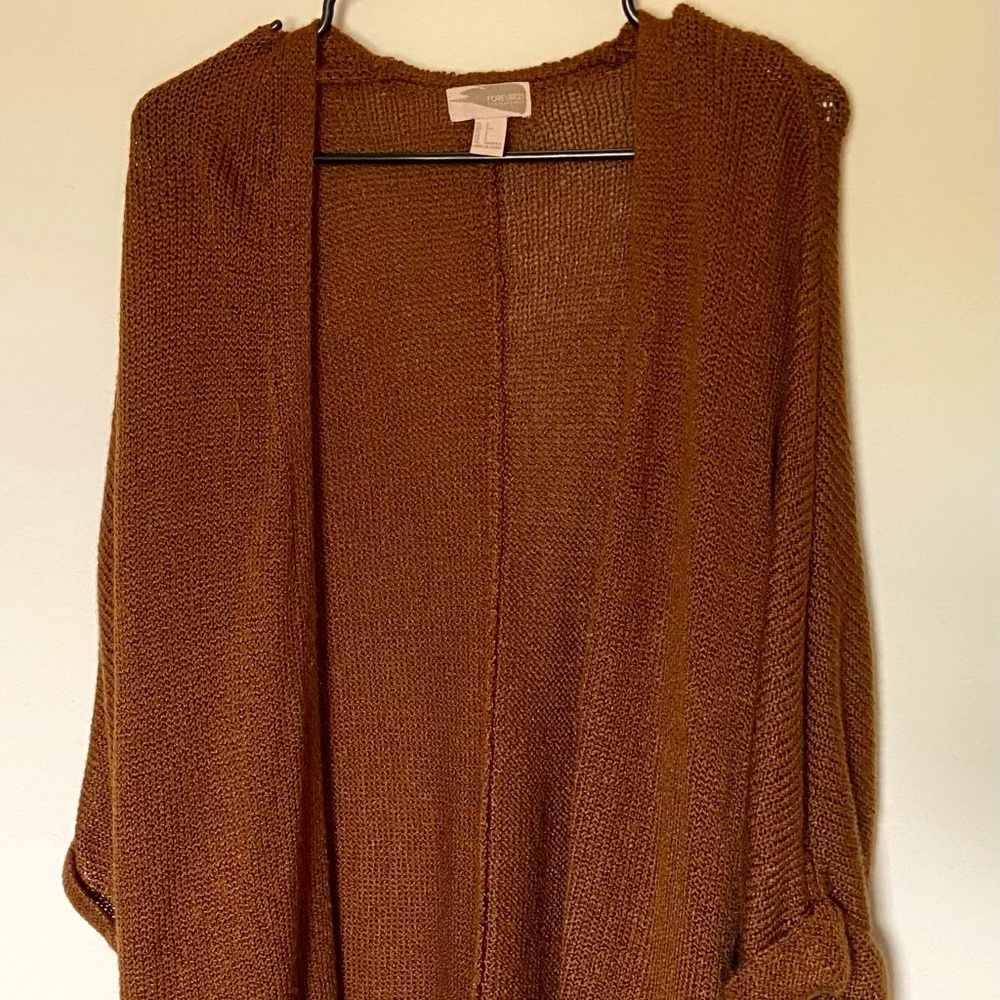 Long Brown Cardigan